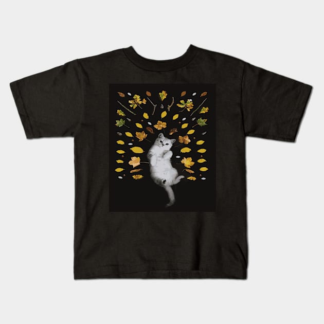 CAT Kids T-Shirt by amitsurti